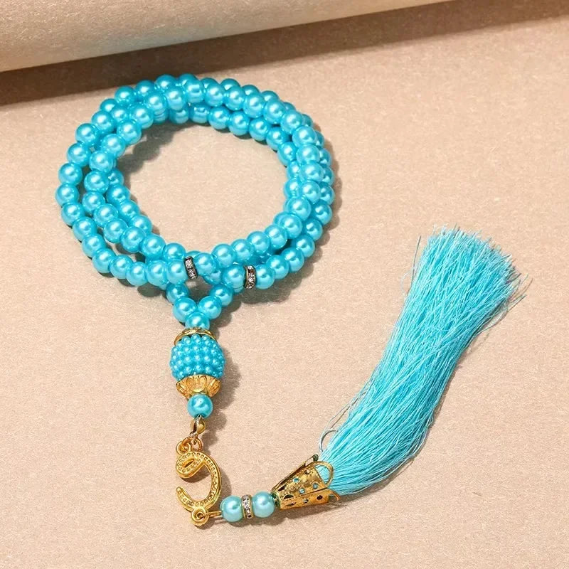 Ethnische Tesbih aus Steinperlen