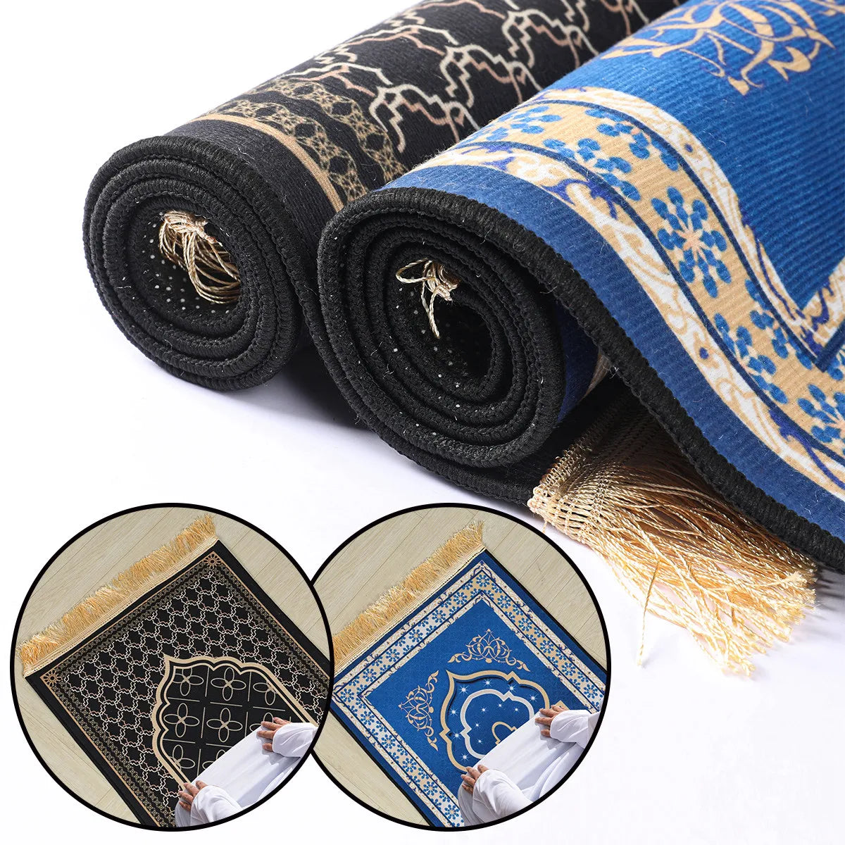 Polyester Gebetsteppich mit Druckmuster