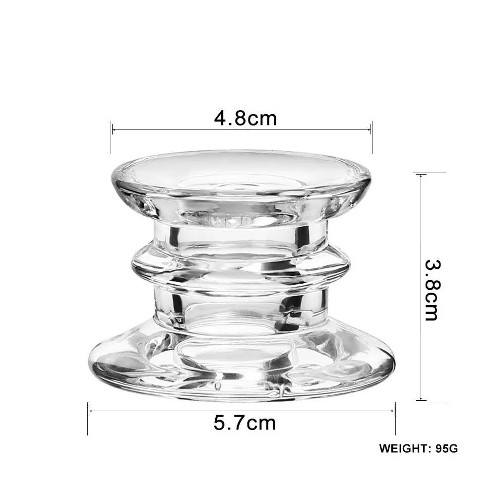 Europäischer Retro-Glas-Kerzenhalter (Klassischer Stil)