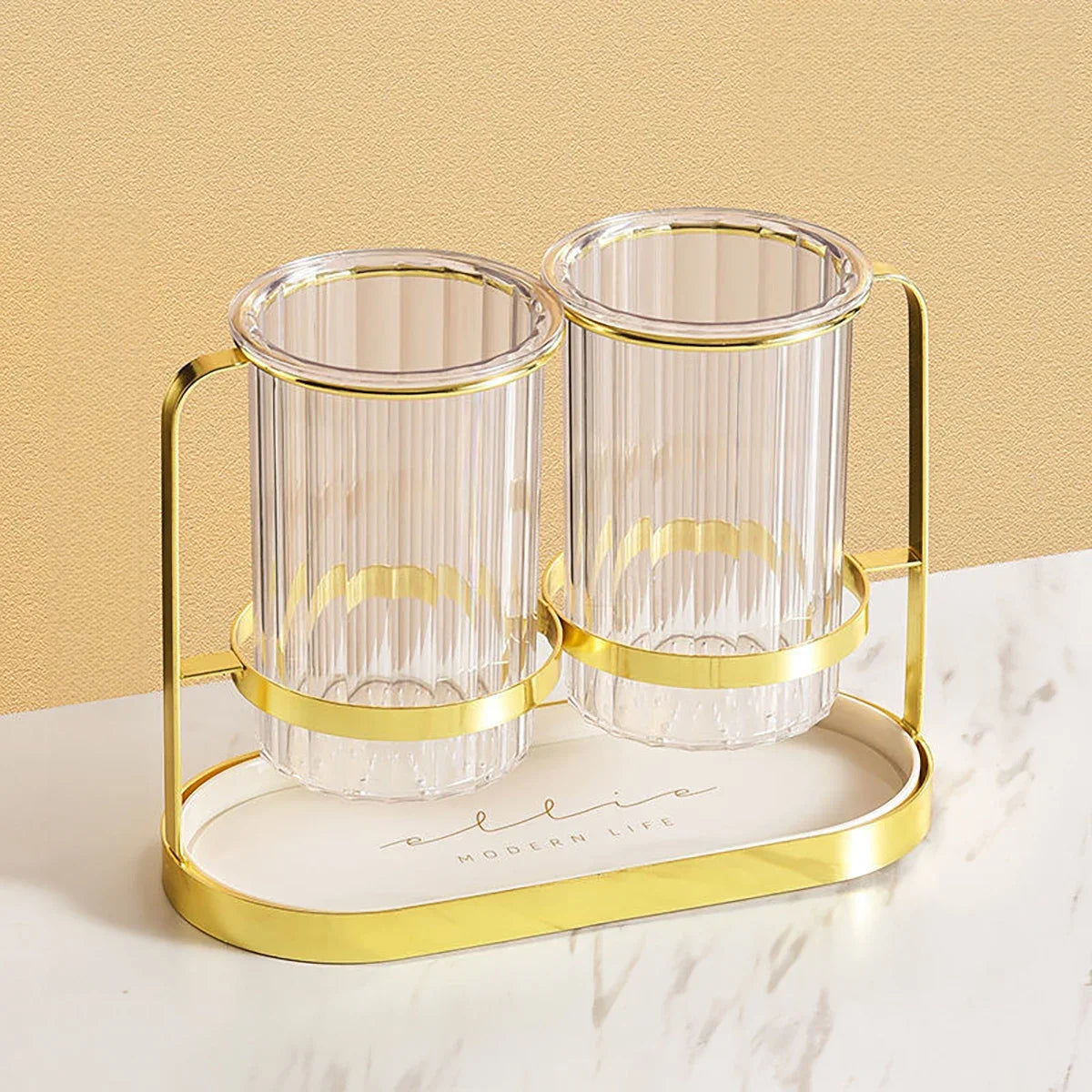 Eleganter Besteckhalter mit Wand- und Tischfunktion