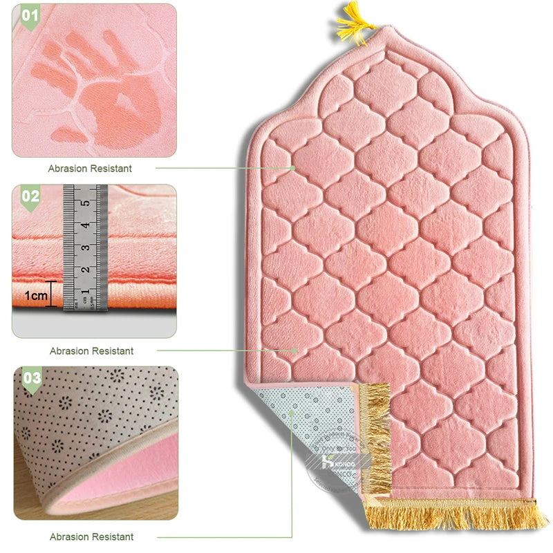 Komfortabler, Geprägter Muslimischer Gebetsteppich aus Polyester
