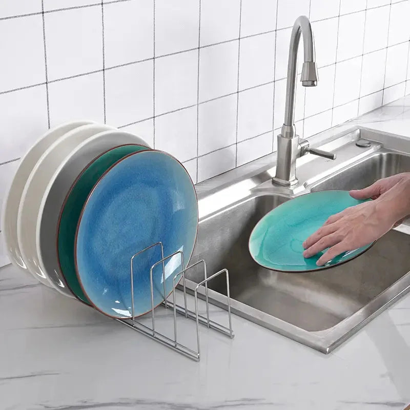 Multifunktionales Abtropfgestell aus Edelstahl