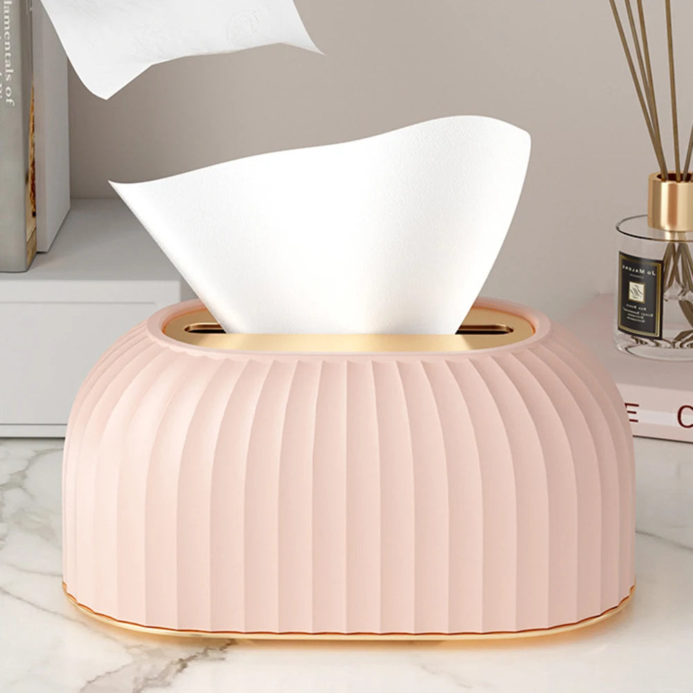 Luxuriöse Taschentuchbox mit Federfach (Spring Tissue Box)