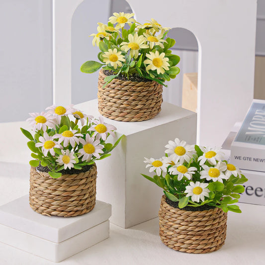 Künstliches Gras im Topf Dekoration