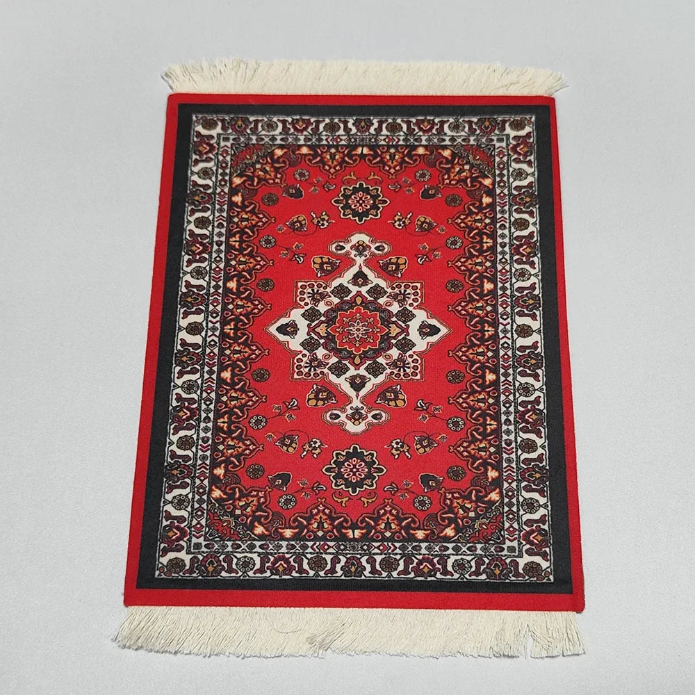 Großes Orient-Mousepad „Grand Weave“ – 28cm Premium-Webstruktur mit Fransen