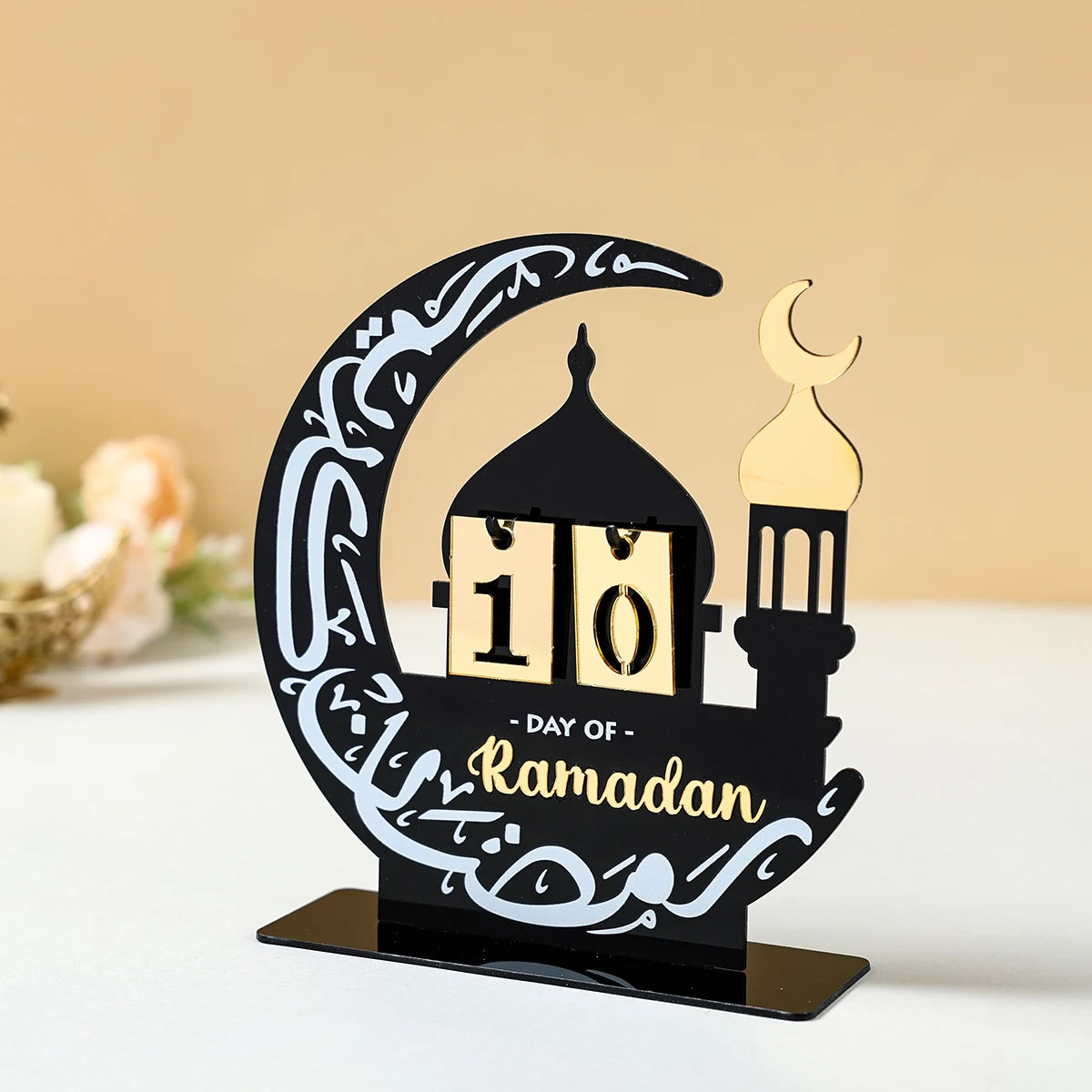 Ramadan Countdown Kalender Ornament aus Acryl