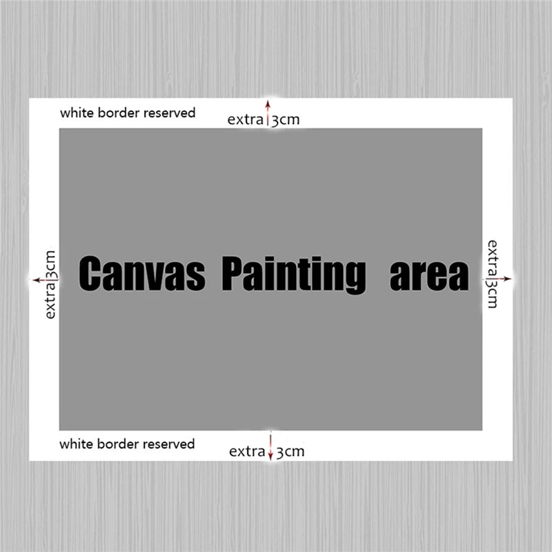 Moderne Arabische Kalligrafie – Horizontales Leinwandbild