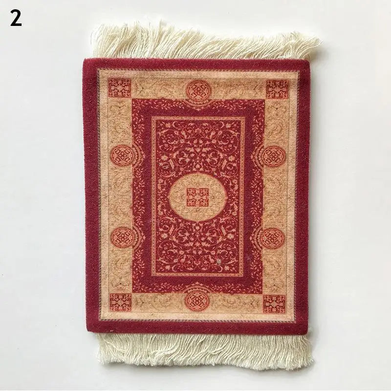 Orient-Untersetzer „Petite Persia“ – Gewebter Stoff mit edlen Quasten