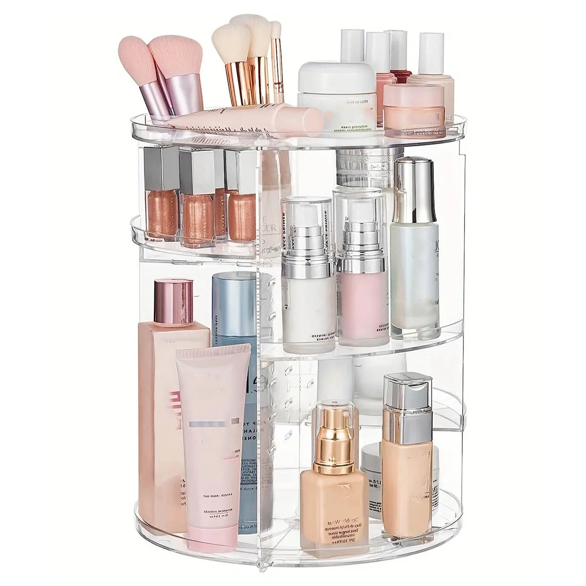 360° Drehbarer Kosmetik-Organizer (Transparent)