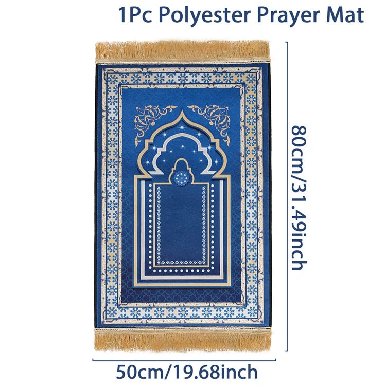Polyester Gebetsteppich mit Druckmuster