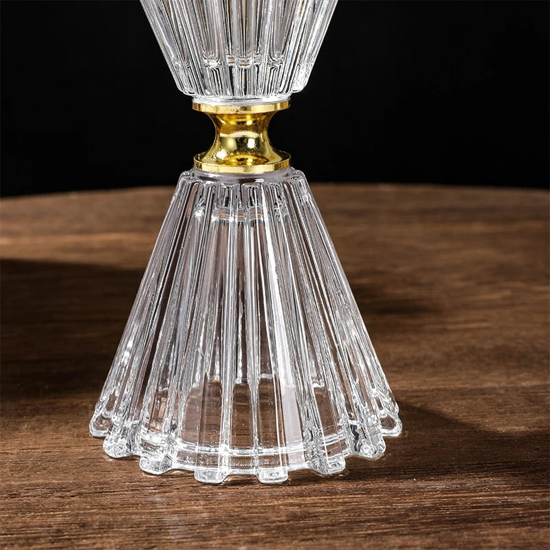 Arabischer Rotierender Räucherstäbchenhalter aus Glas