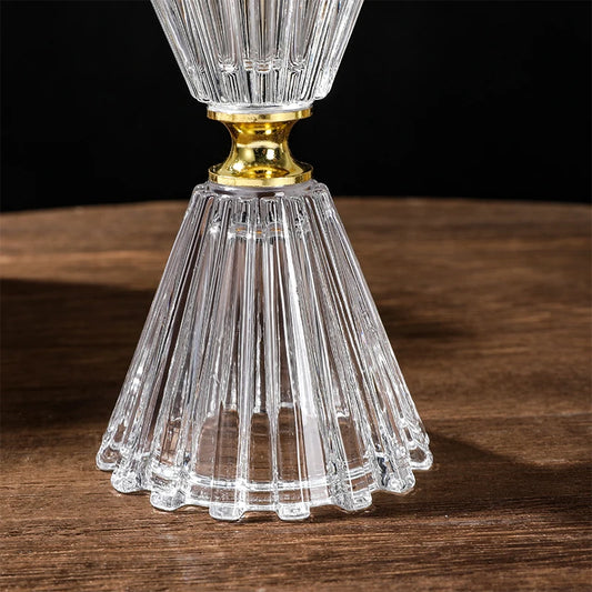 Arabischer Rotierender Räucherstäbchenhalter aus Glas