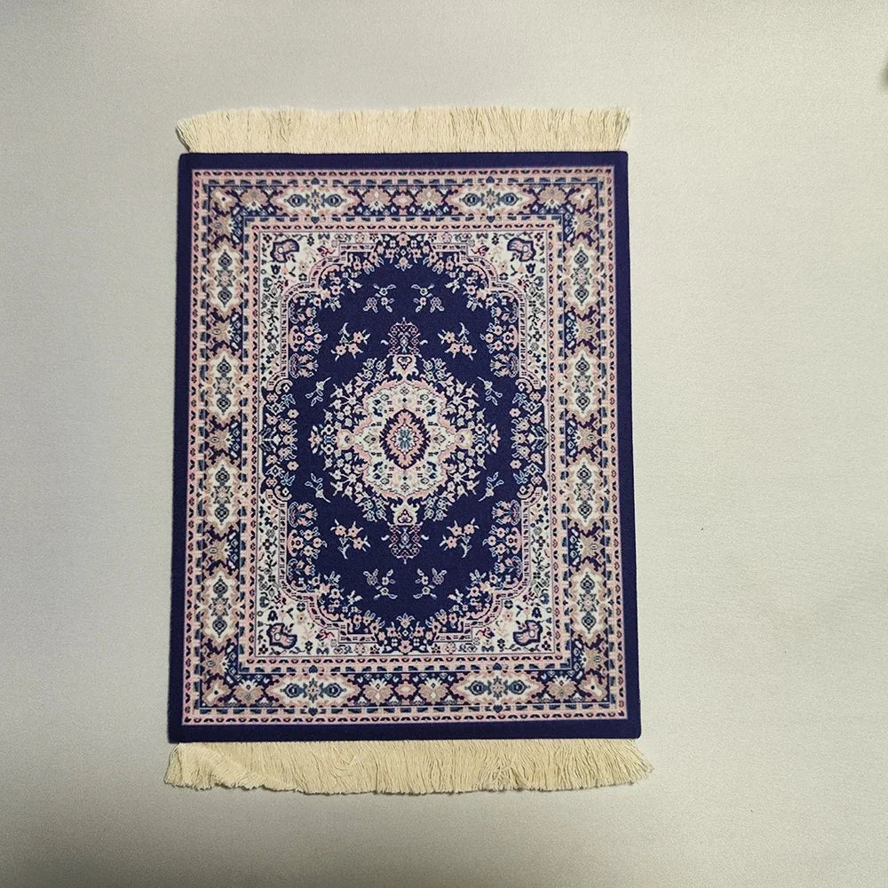Großes Orient-Mousepad „Grand Weave“ – 28cm Premium-Webstruktur mit Fransen