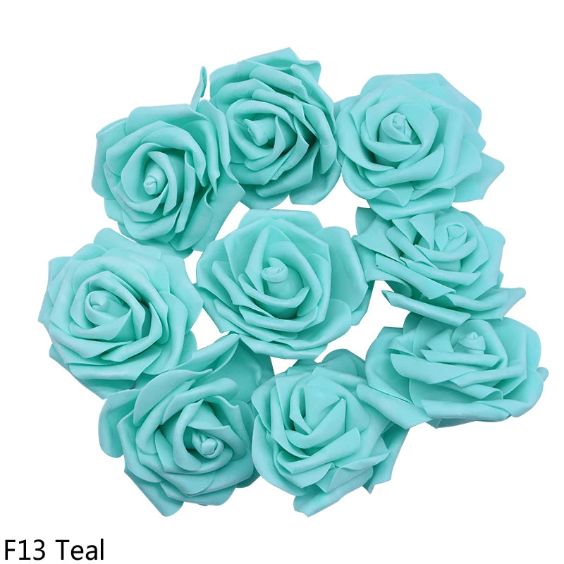 Künstliche Rosenköpfe aus PE-Schaum