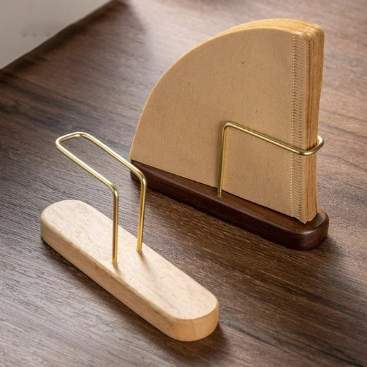 Eleganter Filterpapier-Halter aus Holz für Kaffeeliebhaber