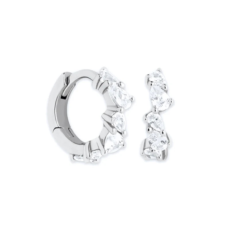 Zarte "Huggie" Creolen aus 925 Sterling Silber