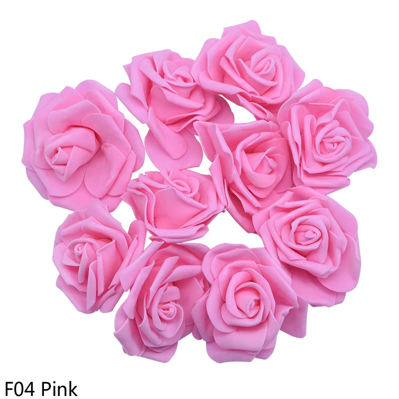 Künstliche Rosenköpfe aus PE-Schaum