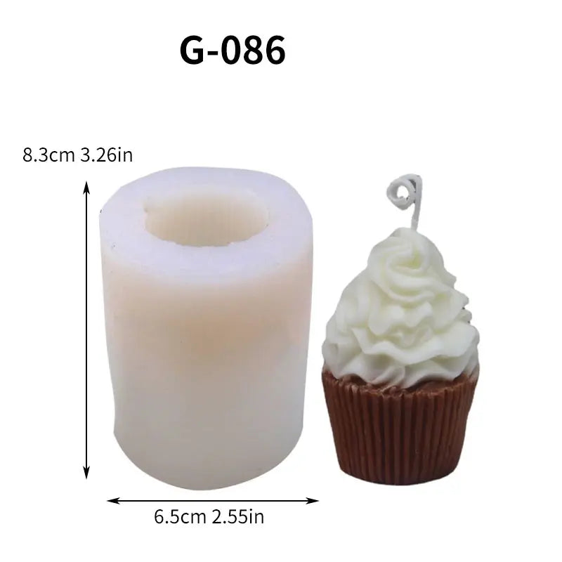 3D Silikonform für Eiswaffel- und Mousse-Kuchen-Designs