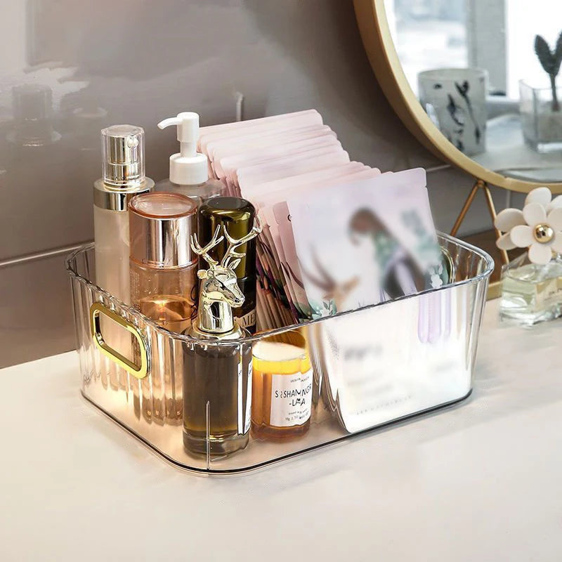 Glänzende Quadratische Aufbewahrungsbox aus Kunststoff