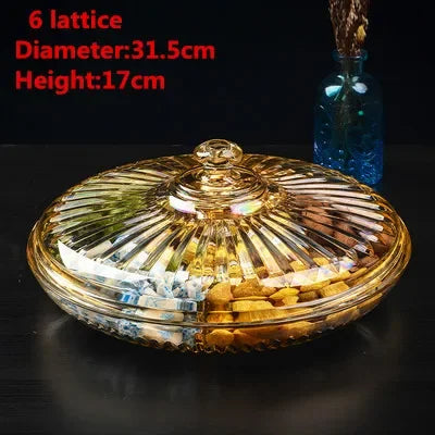 Runde Snackteller aus Kunststoff