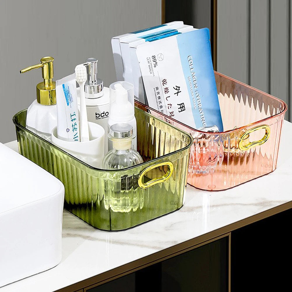 Glänzende Quadratische Aufbewahrungsbox aus Kunststoff