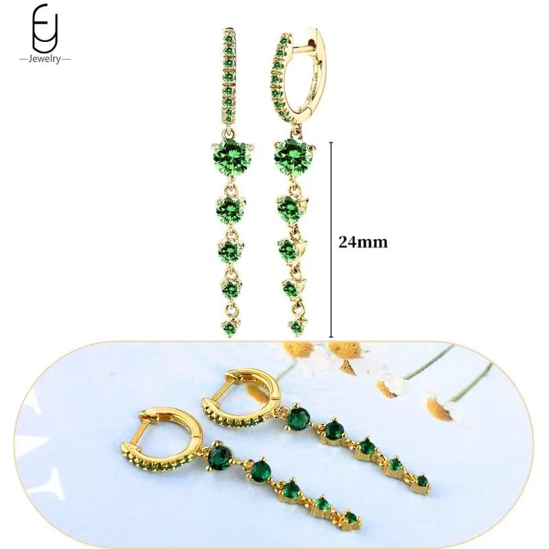 Trendige Herz-Creolen aus 925 Sterling Silber mit Zirkon