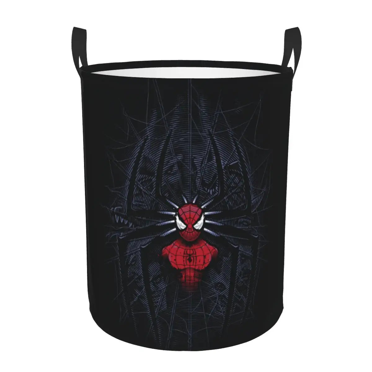Personalisierter Spiderman Wäschekorb & Spielzeug-Organizer