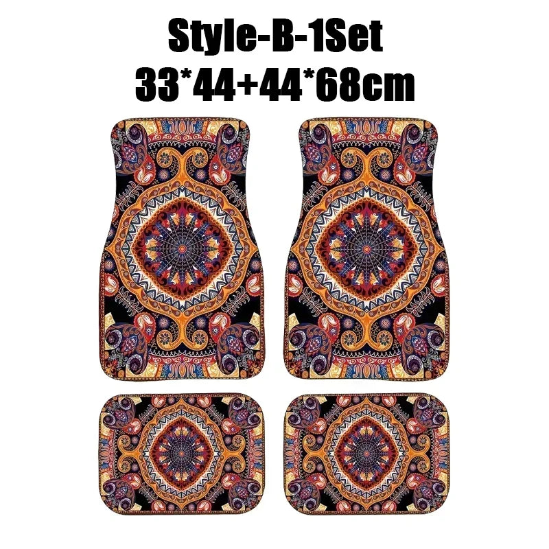 Auto-Fußmatten Set „Grand Bazaar“ – 4-teilig im antiken Orient-Design