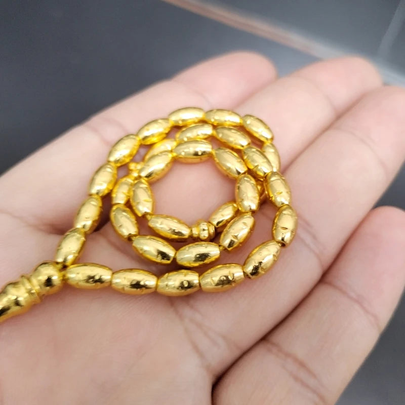 Tasbih: Edles Gebetsarmband aus Tibetischem Silber