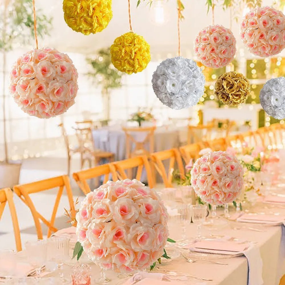 Hängende Künstliche Rosen-Blumenkugel