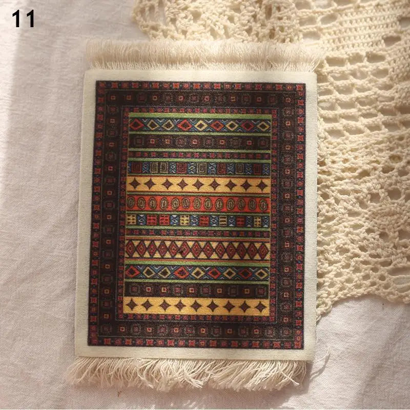 Orient-Untersetzer „Petite Persia“ – Gewebter Stoff mit edlen Quasten
