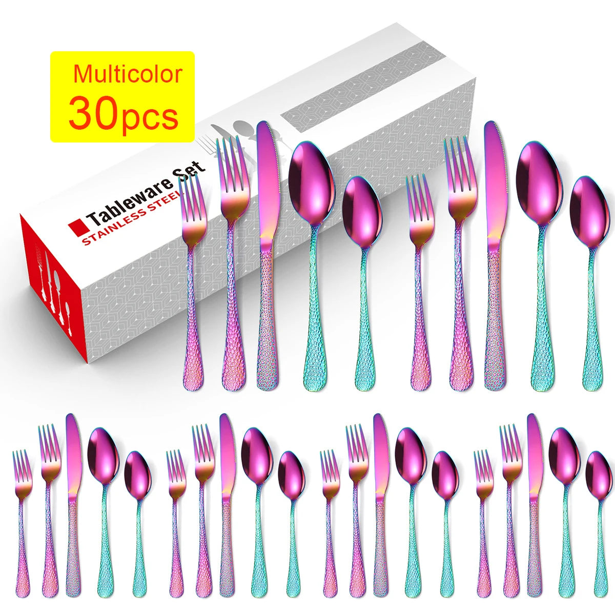 Elegantes Besteckset aus Edelstahl