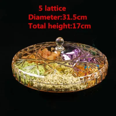 Runde Snackteller aus Kunststoff