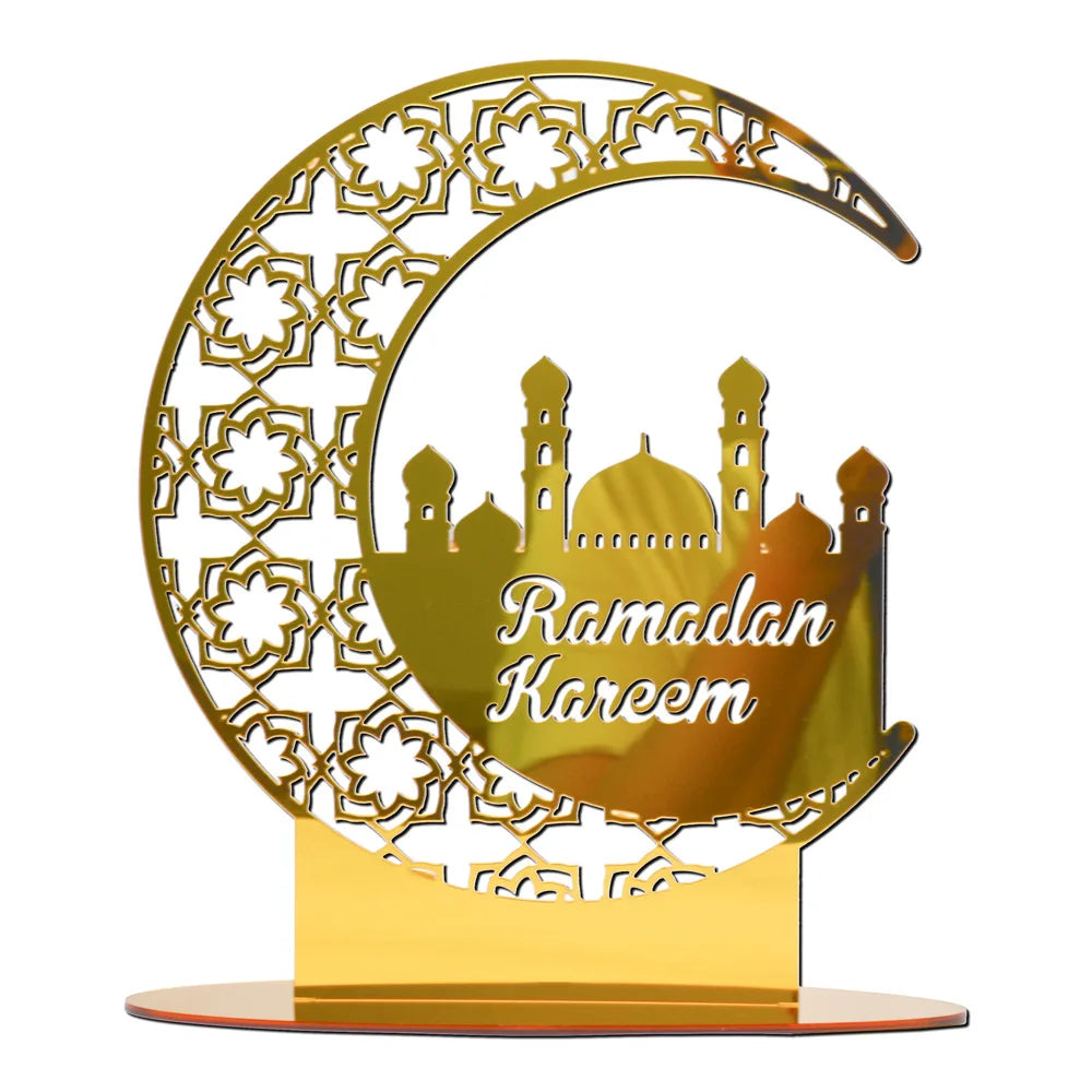 Elegante Ramadan & Eid Tischdekoration aus Acryl