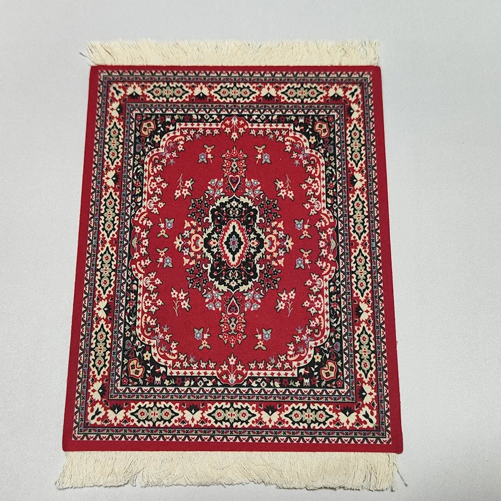 Großes Orient-Mousepad „Grand Weave“ – 28cm Premium-Webstruktur mit Fransen