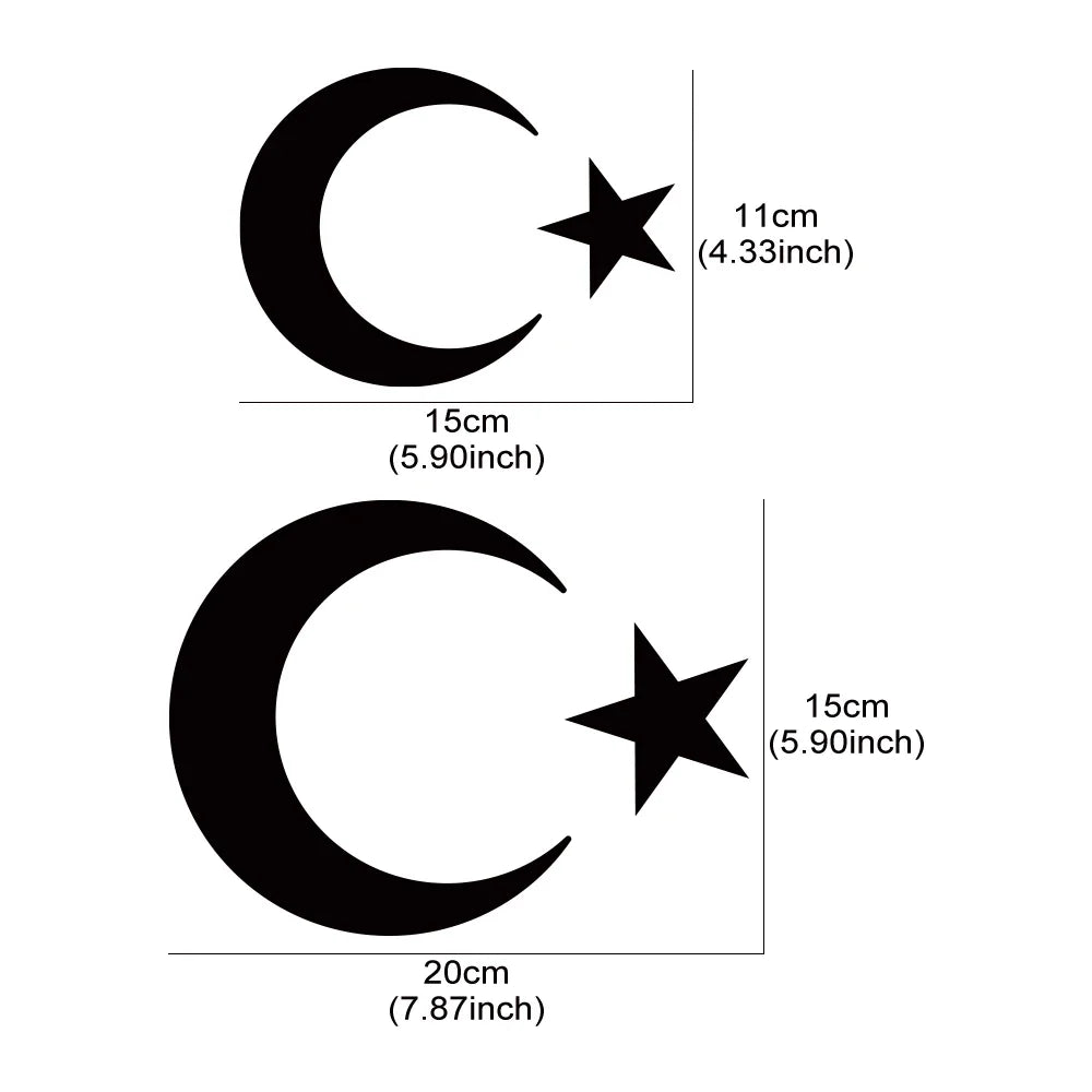 Premium Kalligrafie Auto-Aufkleber „Barakah“ – Wetterfest & Stilvoll