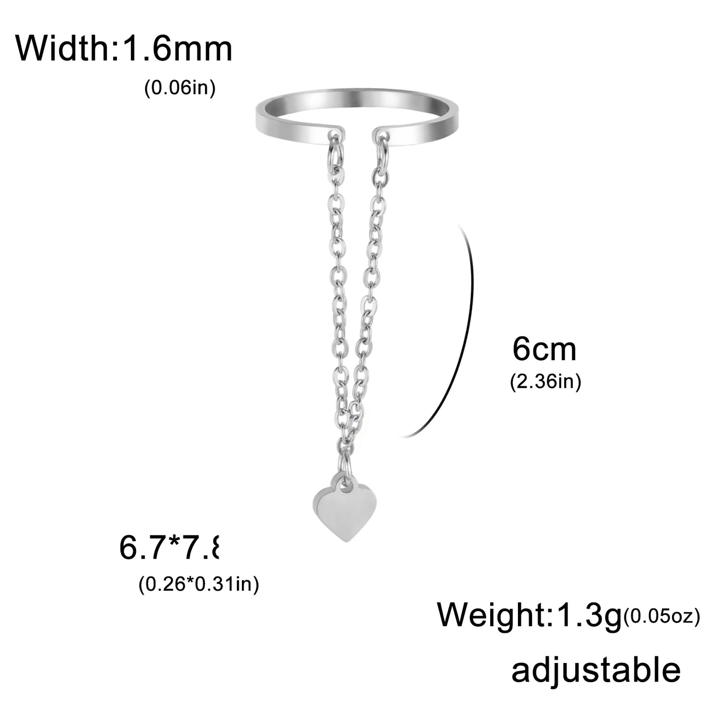 Vielseitiger Lemegeton Offener Ring aus Edelstahl (18K vergoldet)