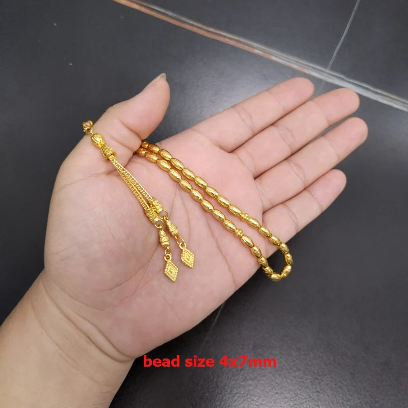 Tasbih: Edles Gebetsarmband aus Tibetischem Silber