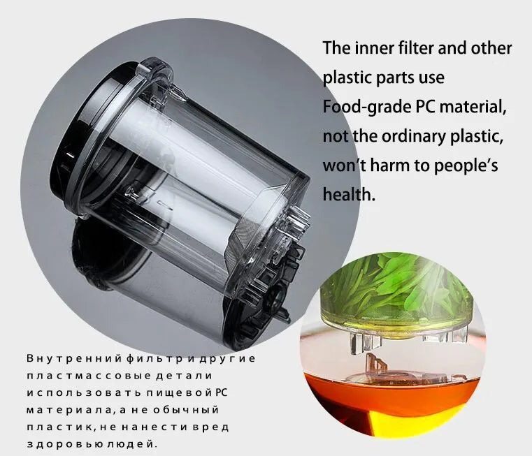 Multifunktionale Teekanne mit Sieb und Hitzebeständigem Glas