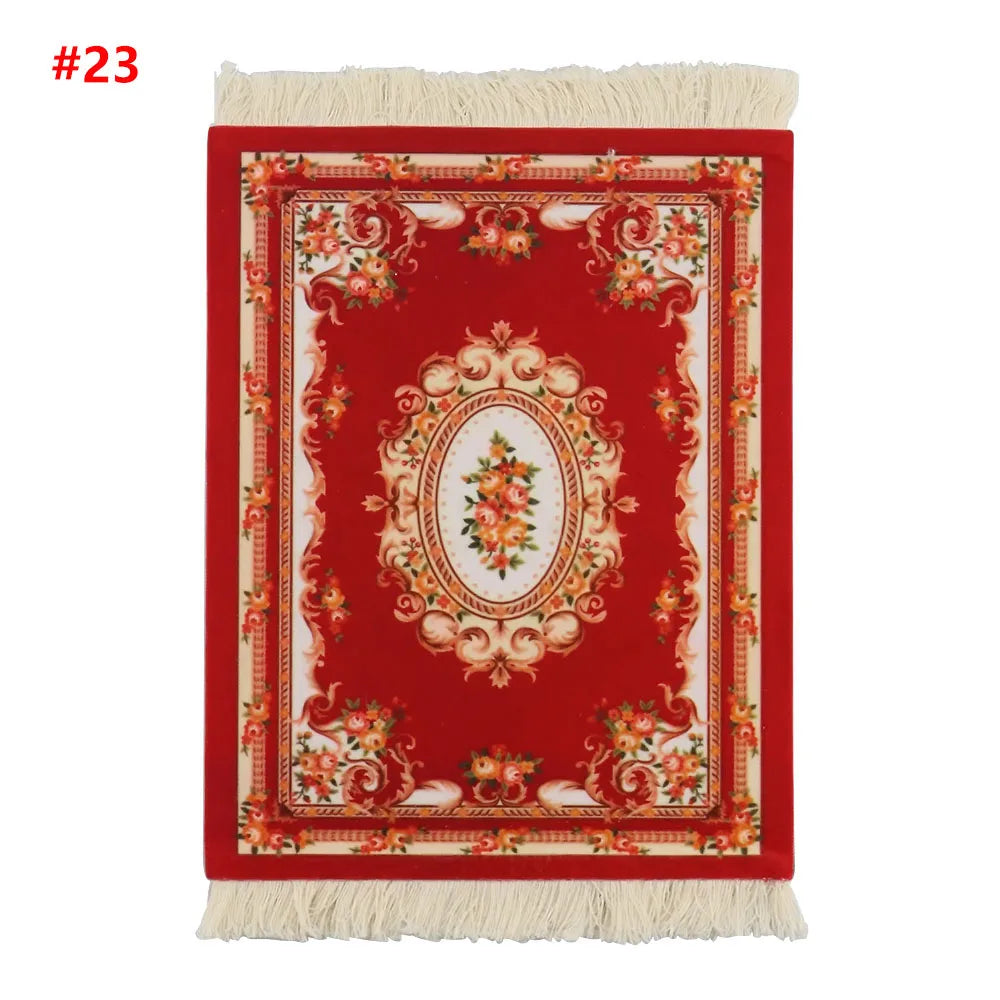 Mauspad – Garngefärbte Präzision mit Orient-Fransen