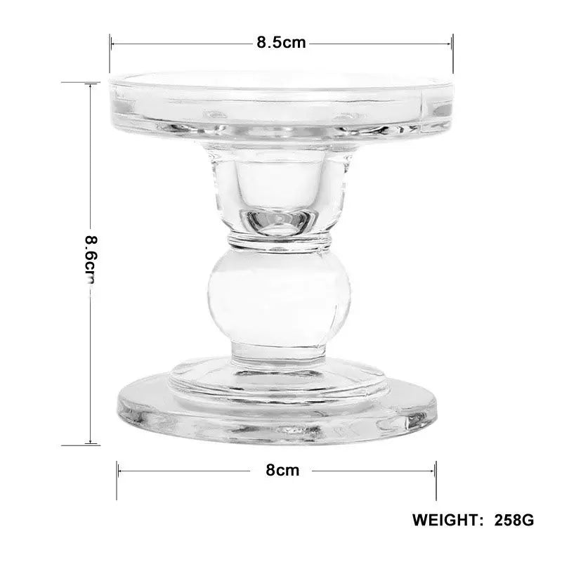 Europäischer Retro-Glas-Kerzenhalter (Klassischer Stil)