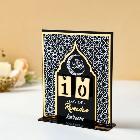 Ramadan Countdown Kalender Ornament aus Acryl