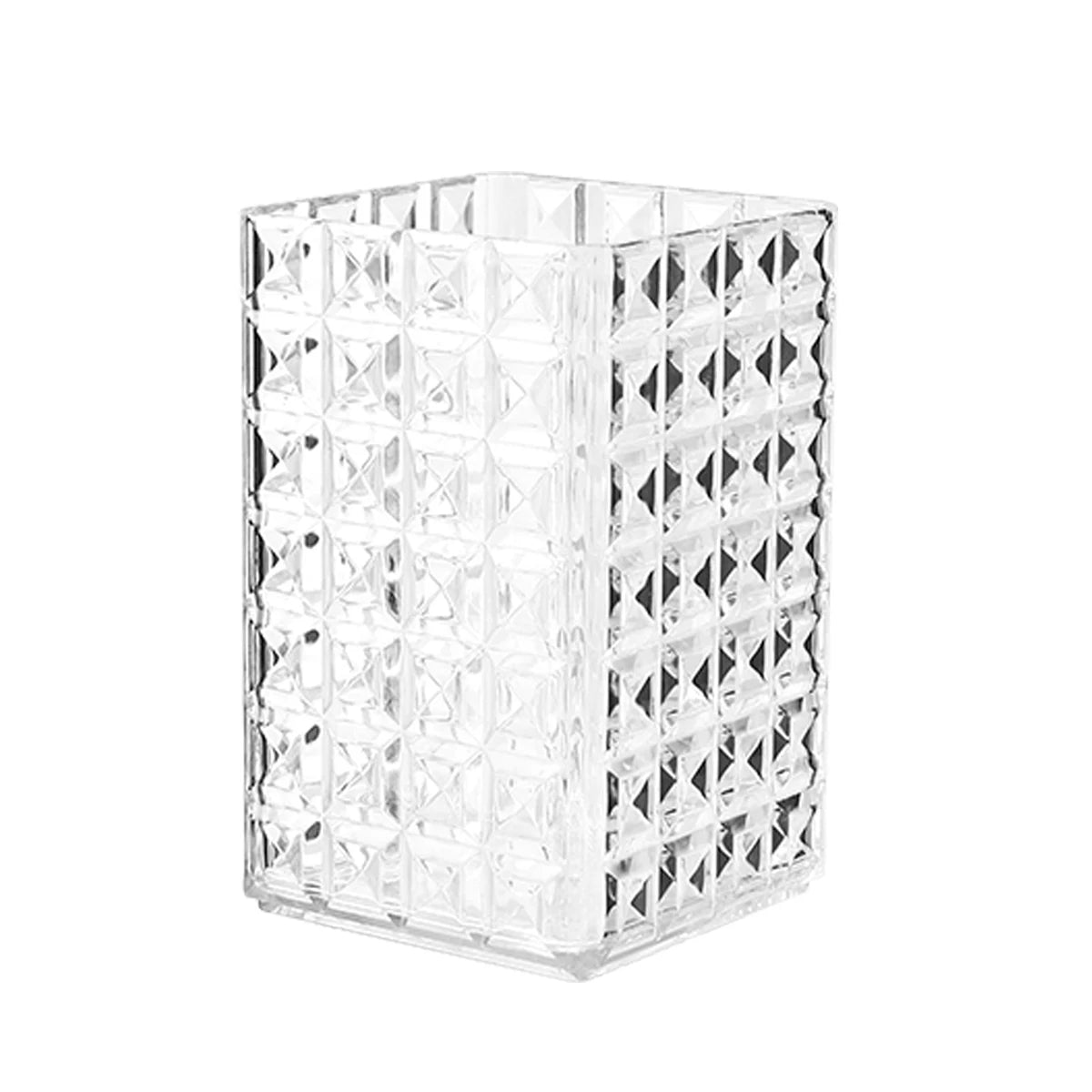 Luxury Beauty-Organizer „Crystal Clear“ – Stilvolle Aufbewahrung für Pinsel & Kosmetik