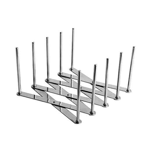 Ausziehbarer Multifunktions-Ordnungshelfer aus Edelstahl