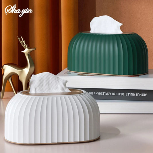 Luxuriöse Taschentuchbox mit Federfach (Spring Tissue Box)
