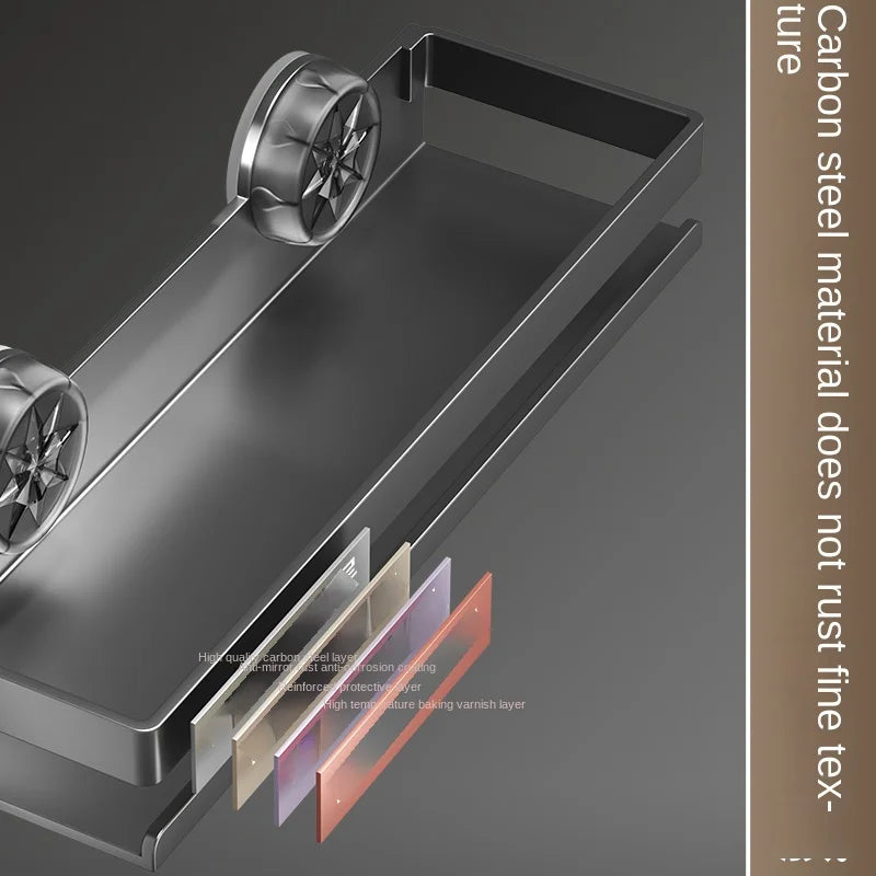 Multifunktionales Küchenregal mit Saugnäpfen (Ohne Bohren)