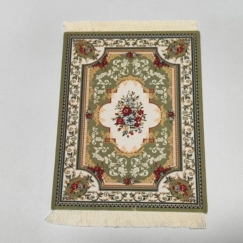 Exklusives Mousepad „Royal Weave“ – Gewebter Orient-Teppich mit Echtheits-Fransen