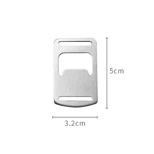 Multifunktionaler Flaschenöffner aus Edelstahl