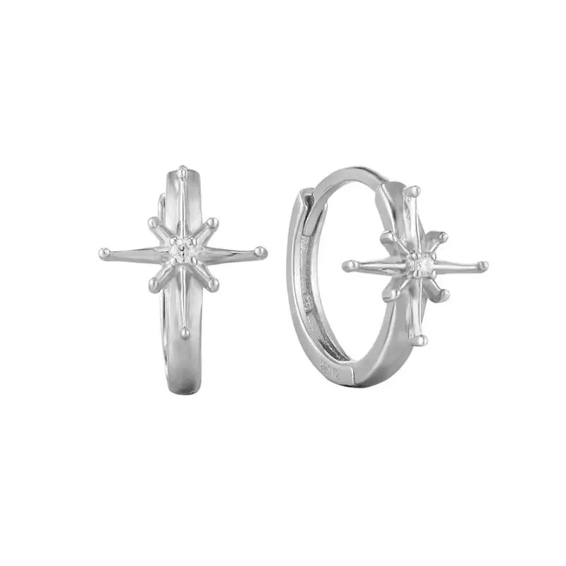 Zarte "Huggie" Creolen aus 925 Sterling Silber