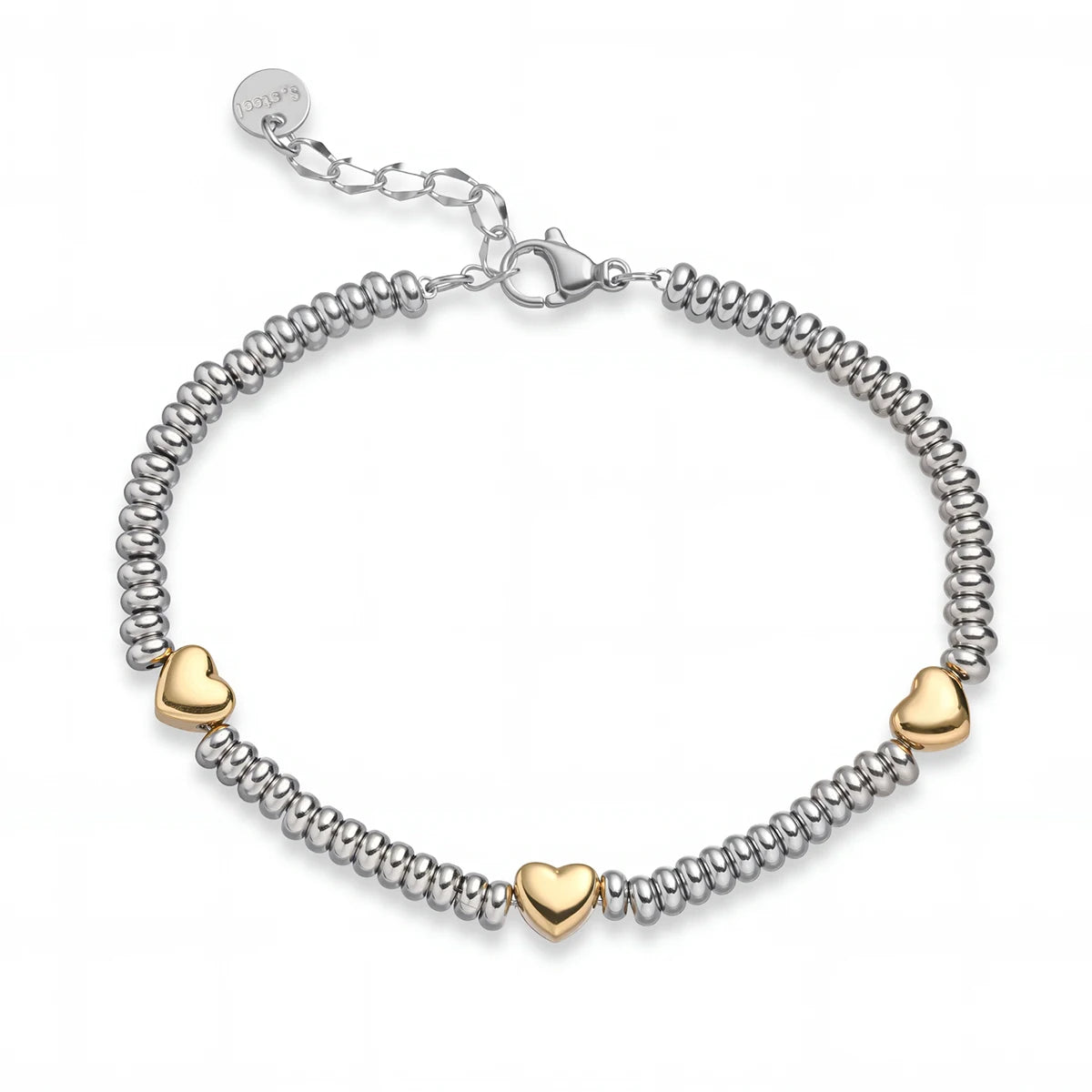 Trendiges Charm-Armband aus nicht verblassendem Edelstahl